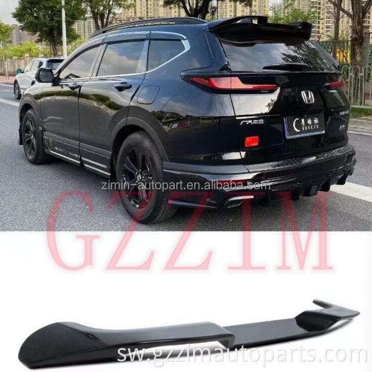 Vifaa vya nje ABS CARBON FIBER REAR Trunk Boot Wing Spoiler ya CRV 2017